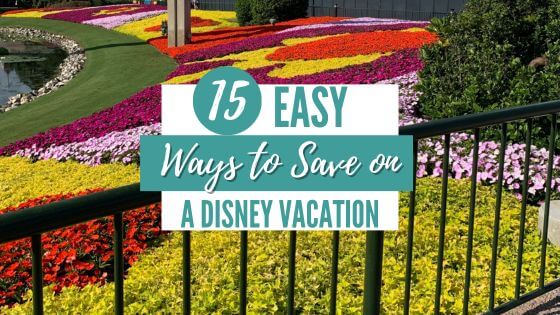 Epcot flowers and saving money on a Disney vacation