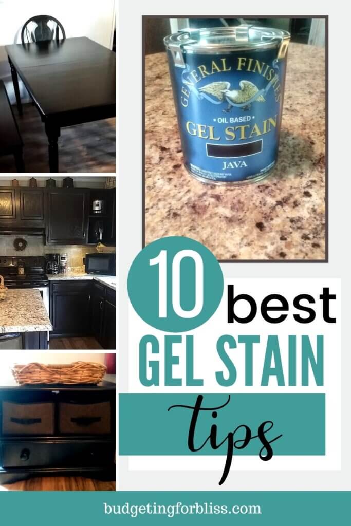 10 Best Gel Stain Tips for Beginners - Budgeting for Bliss