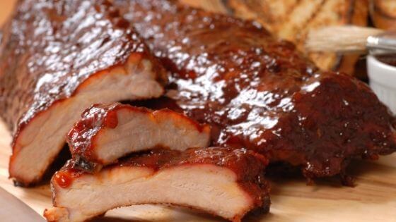 barbecue pork ribs