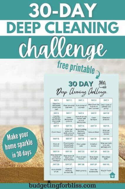 30-Day House Spring Cleaning Challenge [Are You Ready For This?]