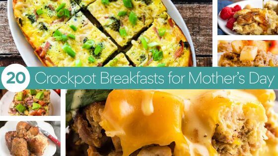 Breakfast recipes for Mother's day made in the slow cooker