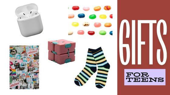 teen gifts-fidget toys, socks, stickers