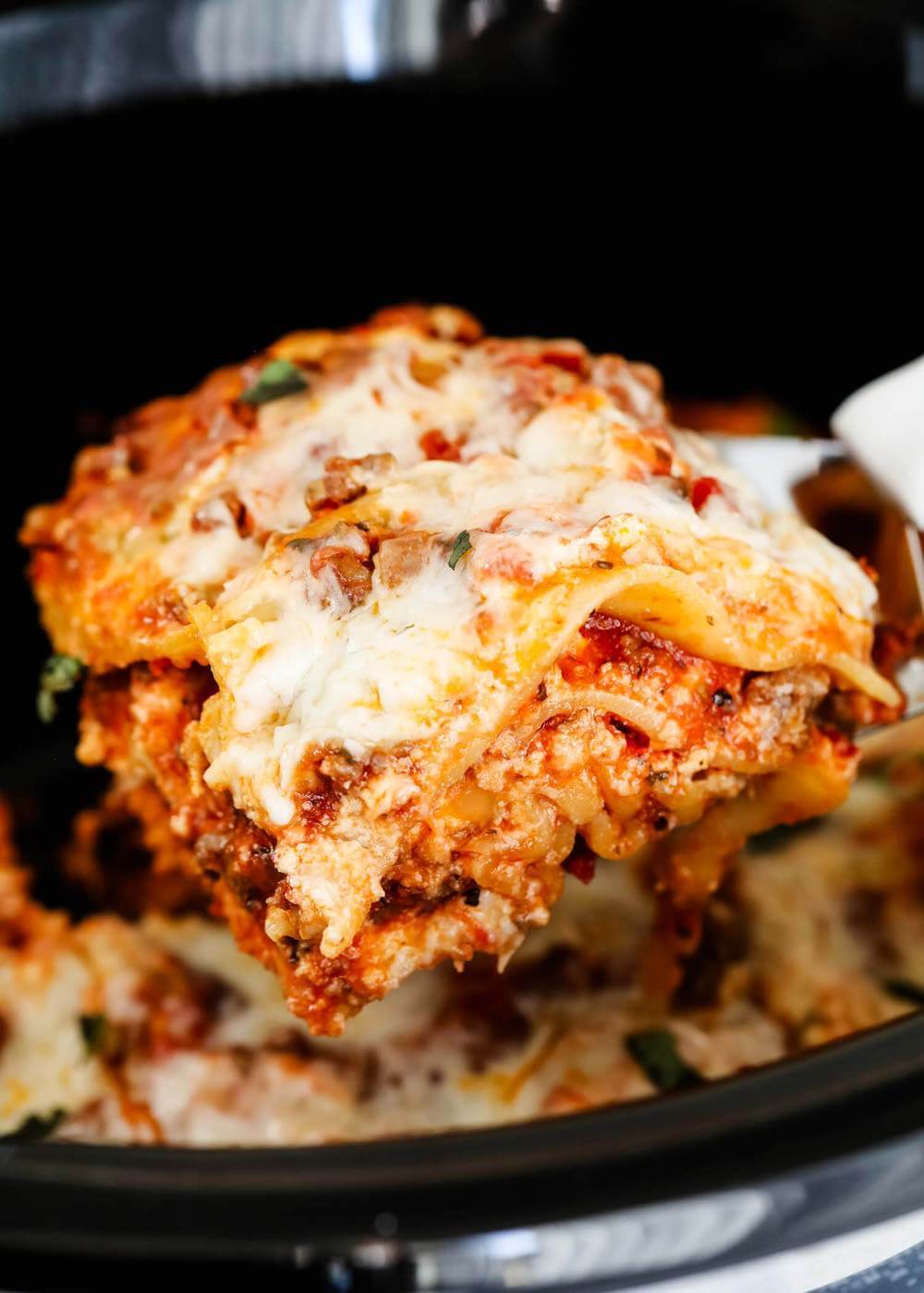 Lasagna in the crockpot