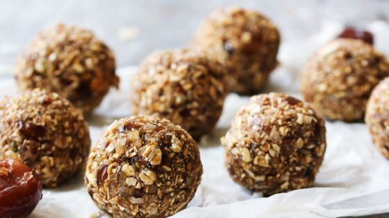 Energy balls with white background