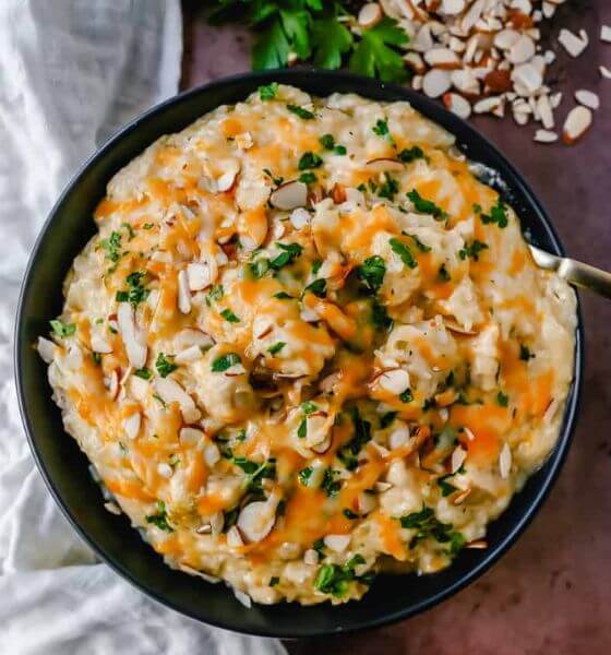 Chicken and rice in a skillet