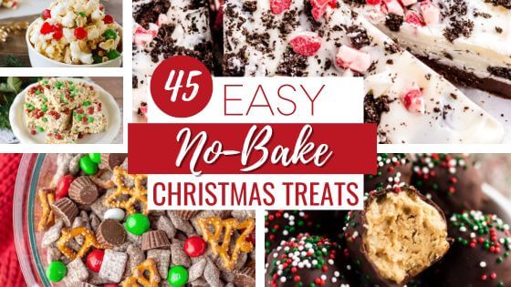 No-bake Christmas treats like fudge, truffles, no-bake cookies and Christmas bark