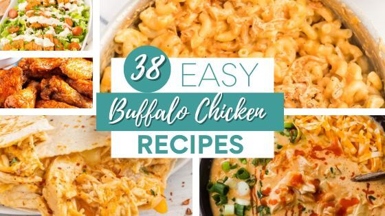 Buffalo Chicken pasta, pizza and wing recipes