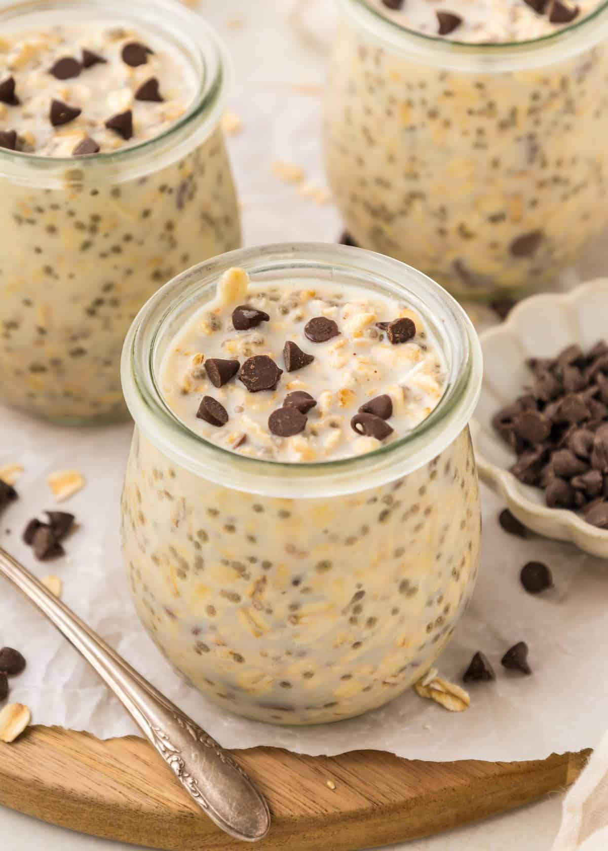 cookie dough overnight oats