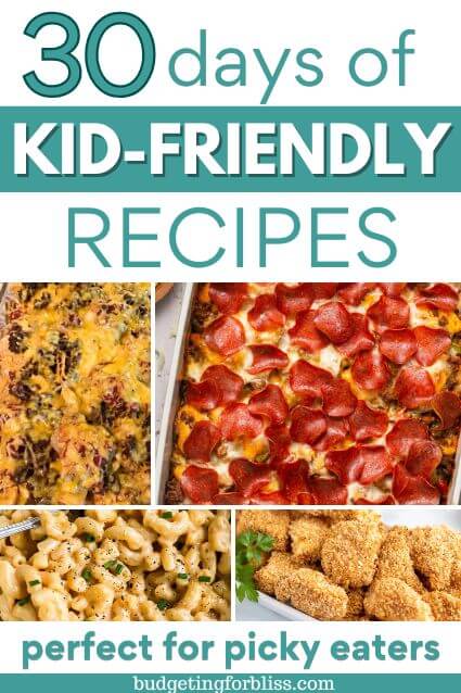 A collection of kid-friendly recipes for picky eaters