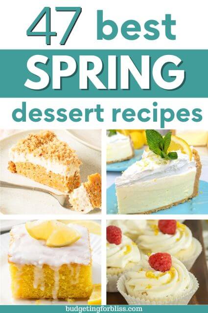 A collection of easy spring desserts