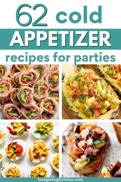 A collection of easy cold appetizer recipes