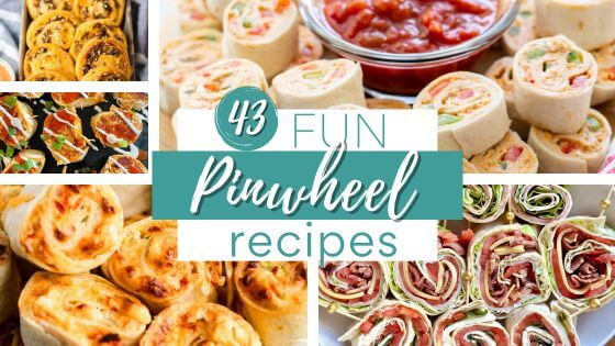 A collection of pinwheel recipes for parties