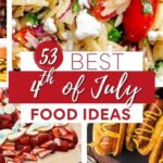 A collection of food ideas to serve on the 4th of July