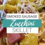 Zucchini, Squash, Smoked Sausage Skillet