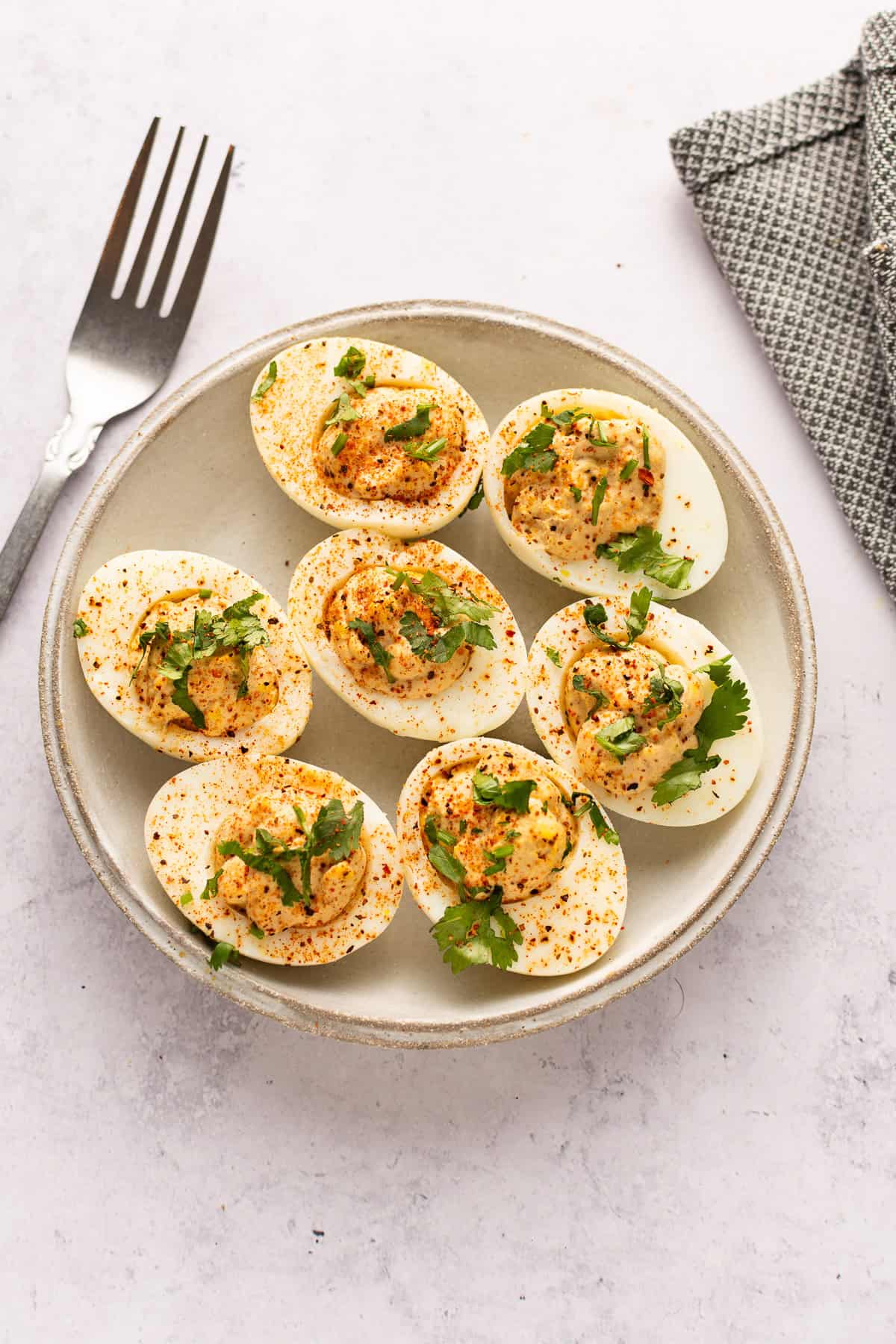 Deviled eggs finger food