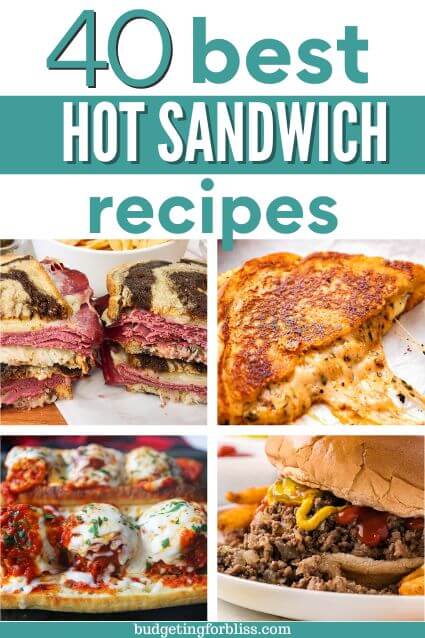 Collection of hot sandwich recipes
