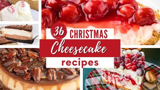 Collection of Christmas cheesecake recipes