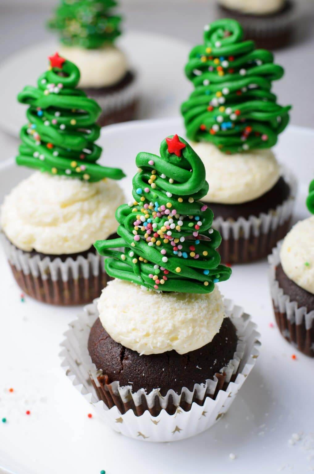 Christmas cupcake