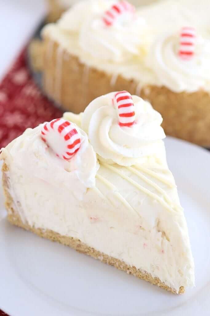 Christmas cheesecake