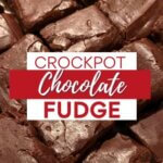 Crockpot Chocolate and Peanut Butter Fudge