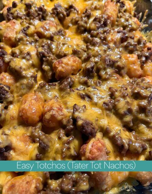 Tater Tot Nachos in Pan