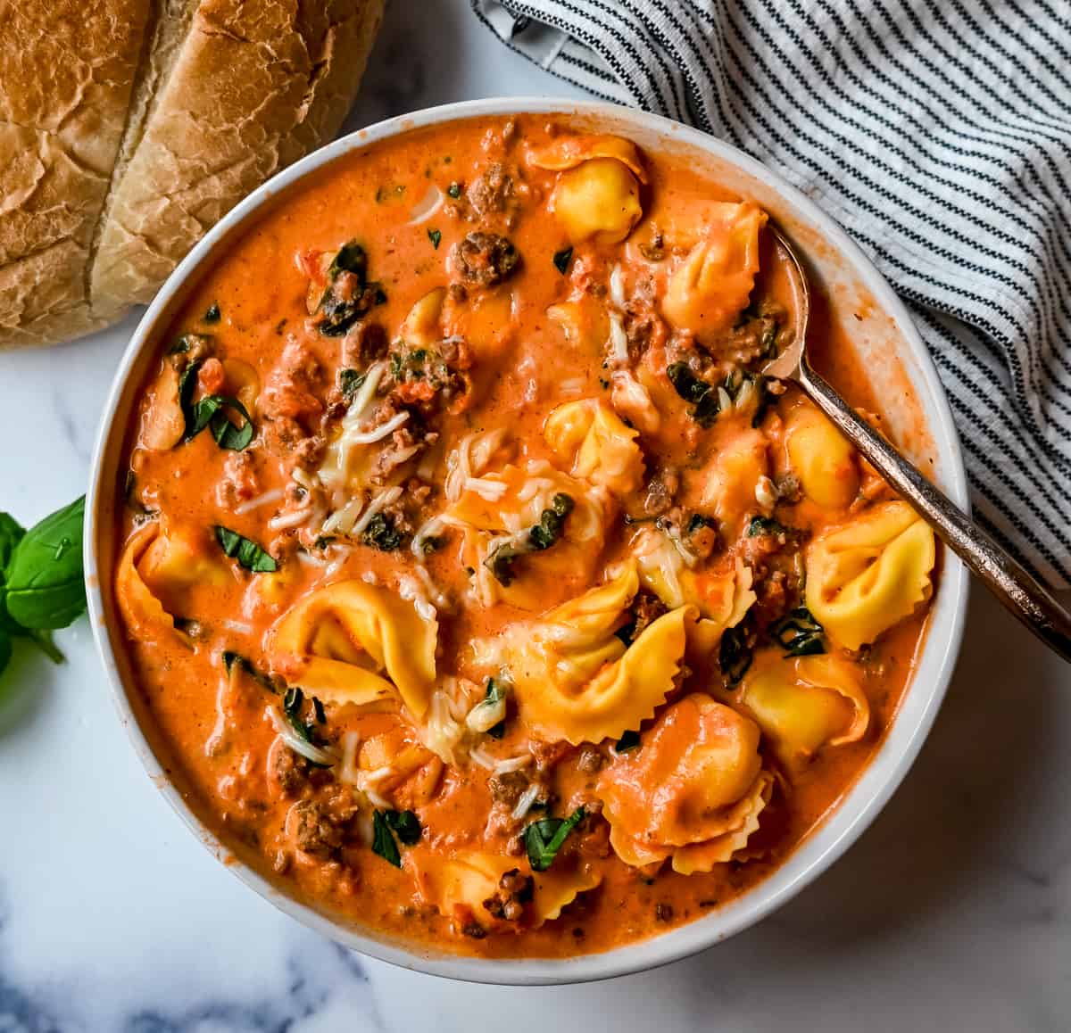 Italian Sausage tortellini Soup