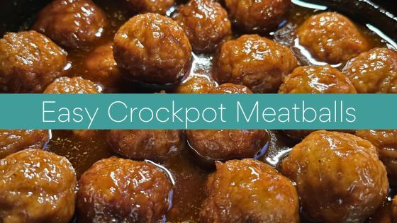 BBQ meatballs in slow cooker