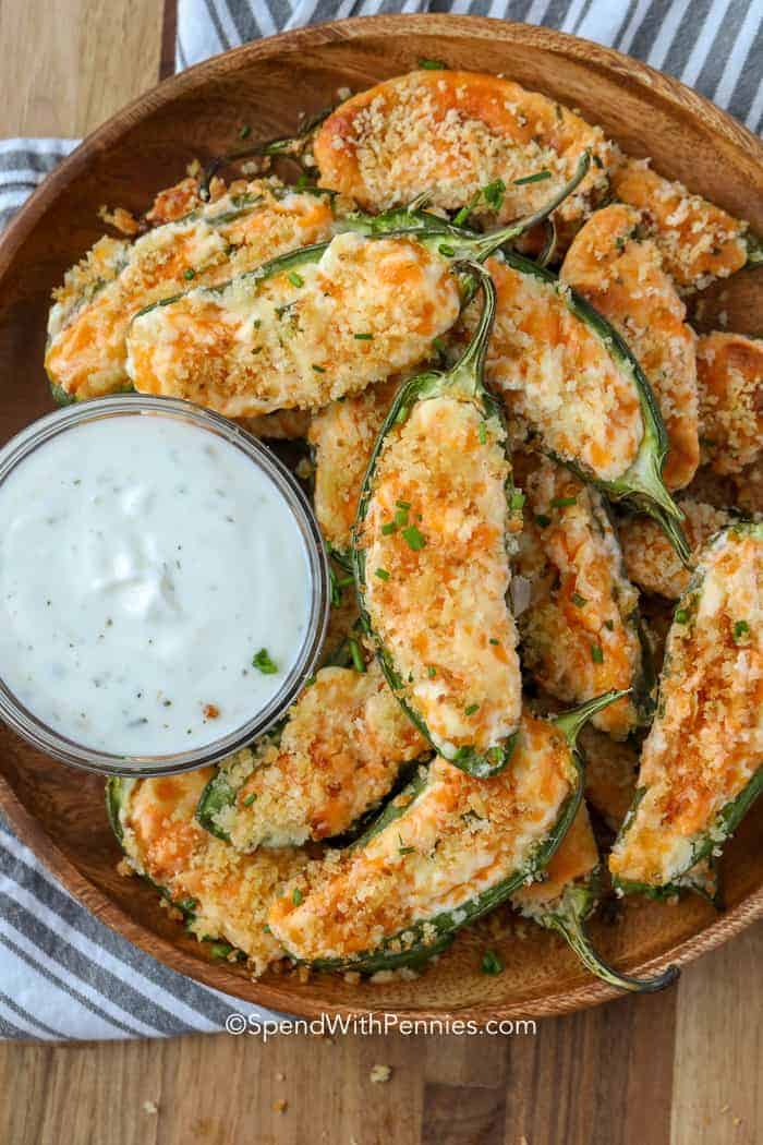 Jalapeno Poppers on Plate