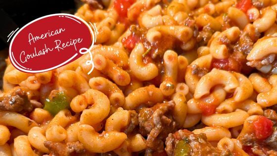 American Goulash in pot