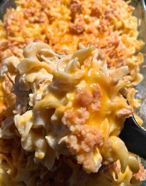 Cheesy Ritz Chicken in Casserole Dish