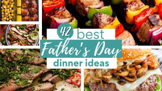 Steak, kabobs, burgers for Father's Day dinner