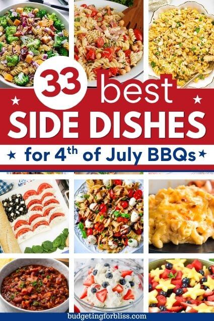 A collection of easy 4th of July side dish recipes