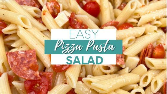 Pizza Salad for Potlucks