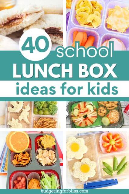 Collection of school lunch box ideas