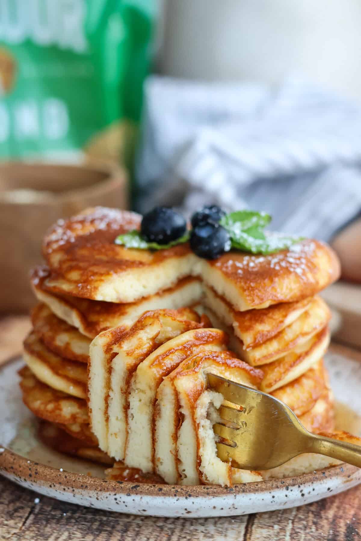 pancakes on plate