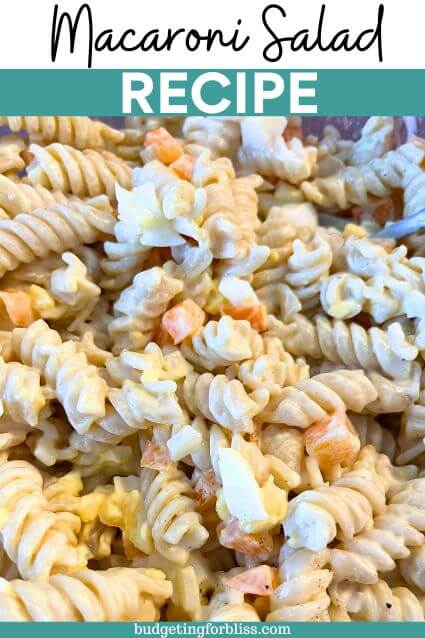 Homemade Macaroni Salad Recipe