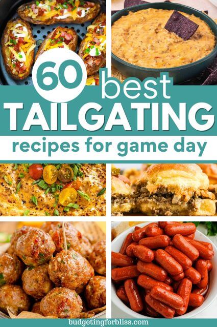 Collection of game day tailgating recipes