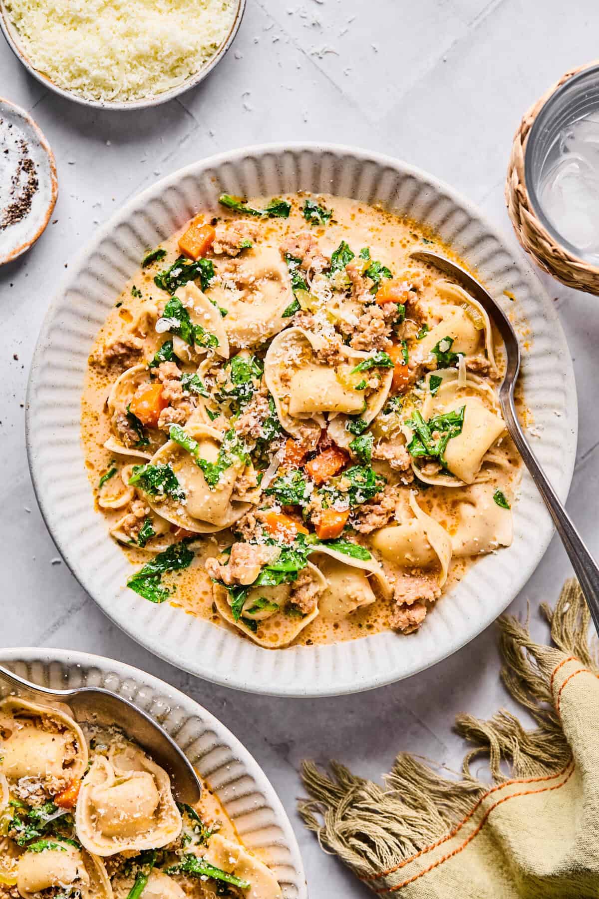 Sausage and Tortellini Soup