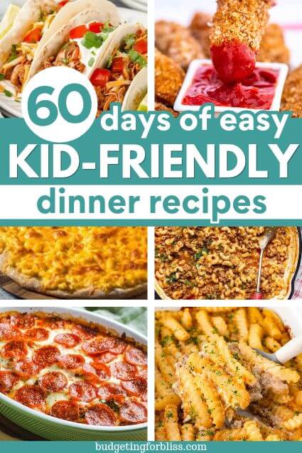 pictures of kid-friendly meals