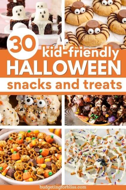 pictures of Halloween snacks and treats for kids