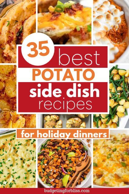 holiday potato side dish recipes for sweet potatoes and white potatoes