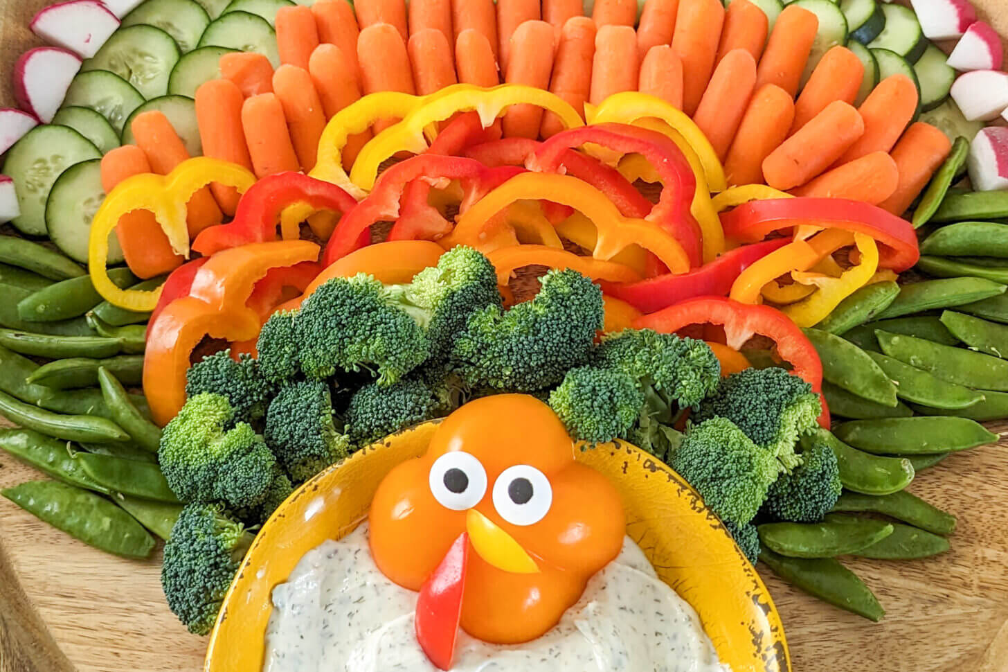 Thanksgiving Veggie Snack Board
