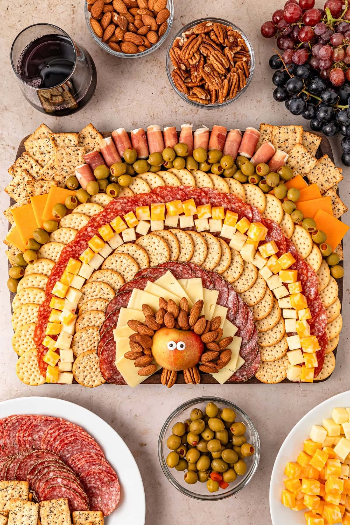 Turkey Themed charcuterie board